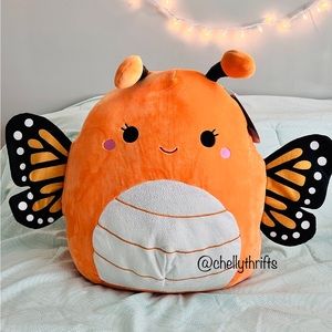 Squishmallow Mony the Orange Butterfly